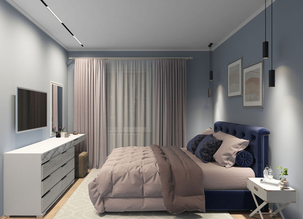 Трековый светодиодный светильник Denkirs DK8005-BK