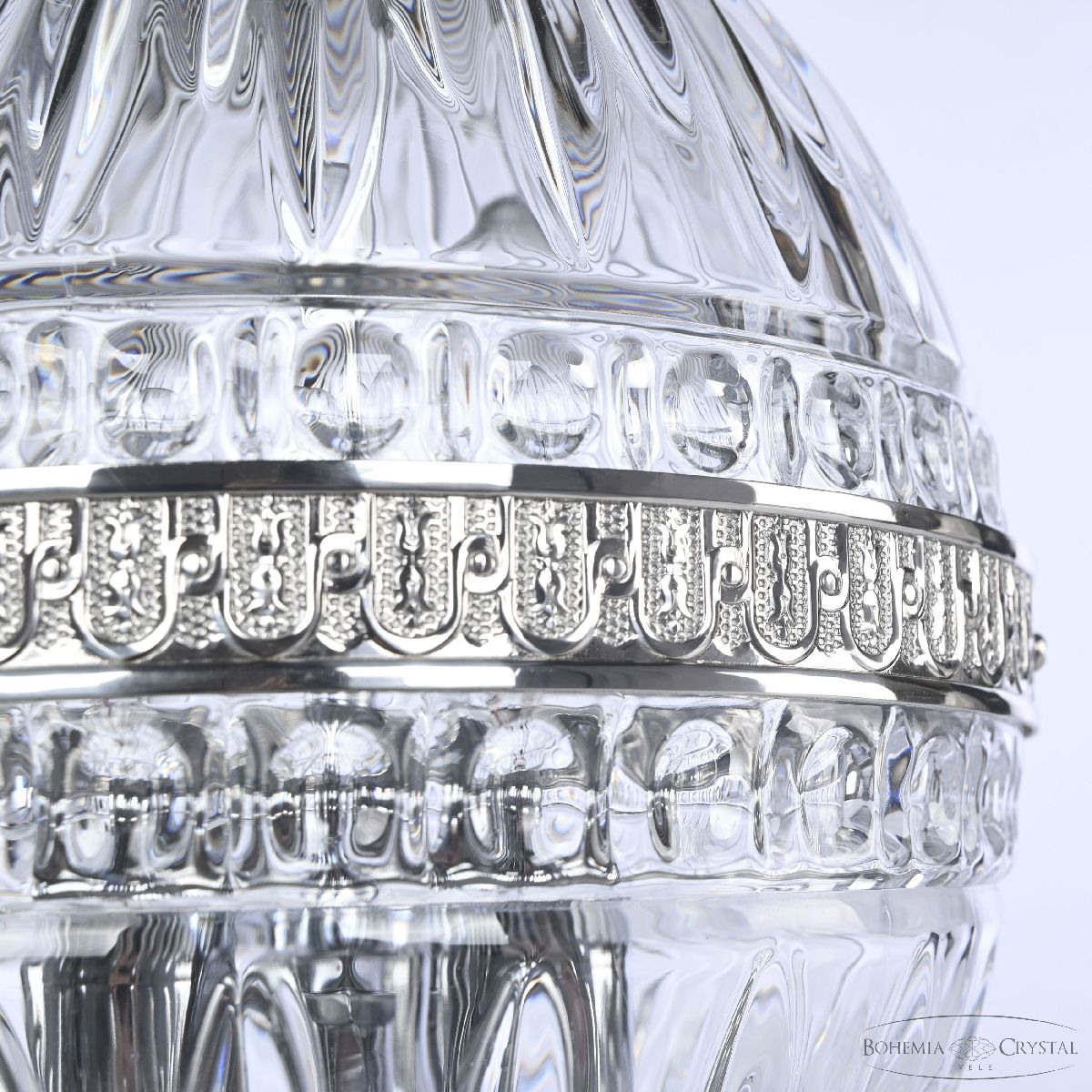 Настольная лампа Bohemia Ivele Crystal 5680L/18 Ni Clear/M-1G