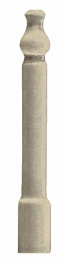 CERAMICHE GRAZIA EPOQUE Внешний угол Ang. Zoccolo Ivory Craquele