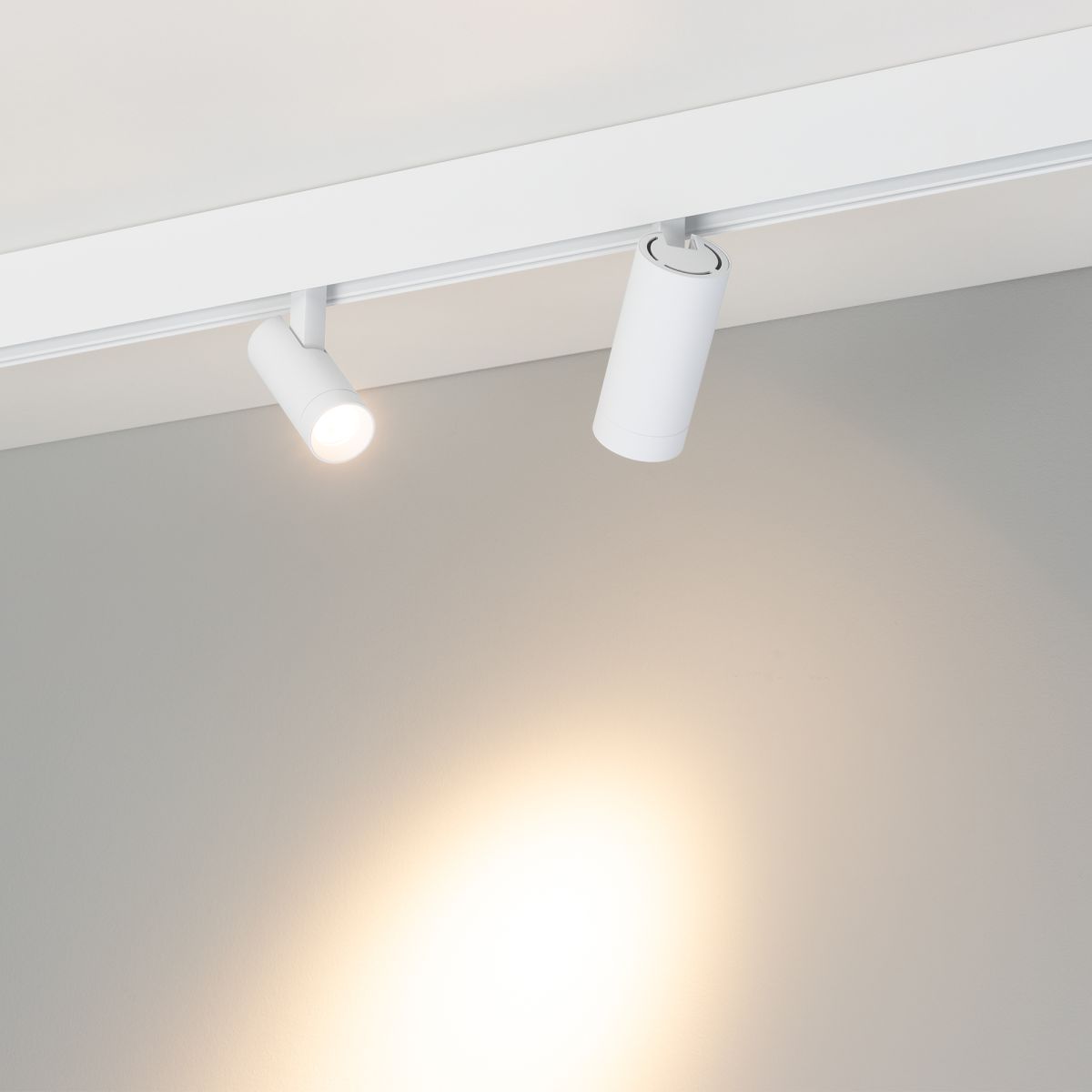 Трековый магнитный светильник Arlight MAG-ORIENT-SPOT-R45-9W Warm3000 (Белый, 24 deg, 48V, DALI) (IP20 Металл) 048664(1)