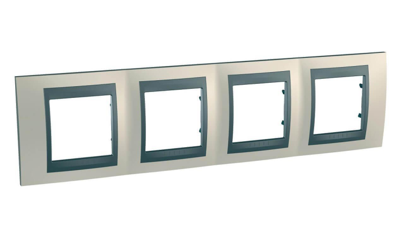 Рамка 4-постовая Schneider Electric Unica Top MGU66.008.295