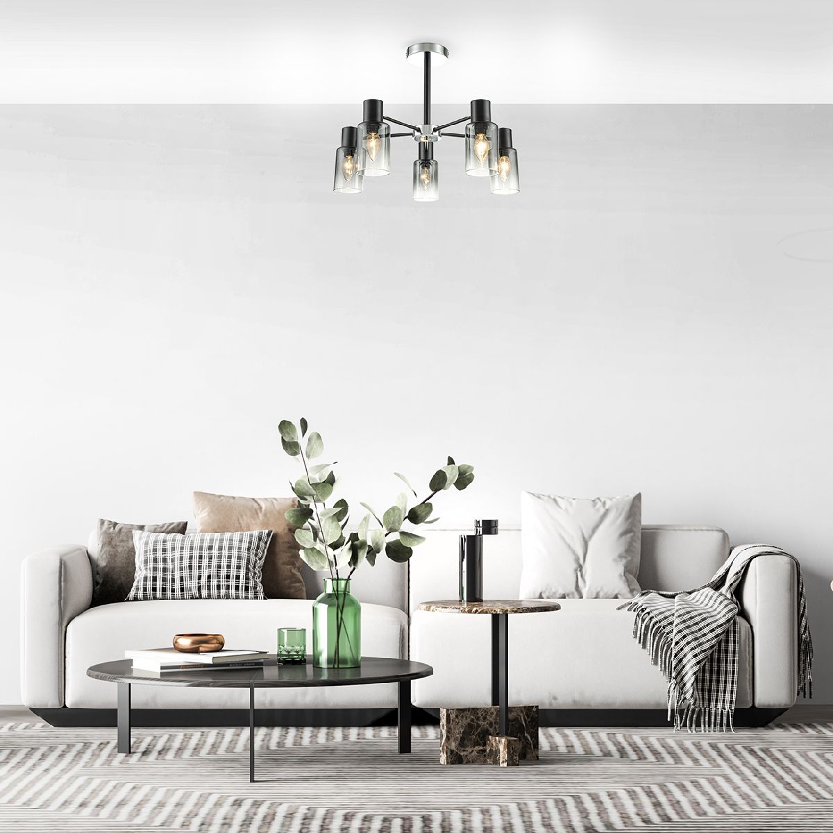 Люстра на штанге Escada Diversity 2120/5P Black
