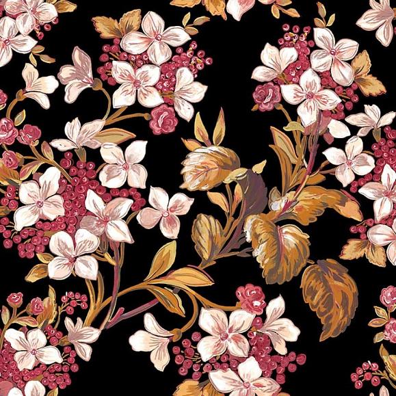 Обои Coordonne 8800043N Flowery Black