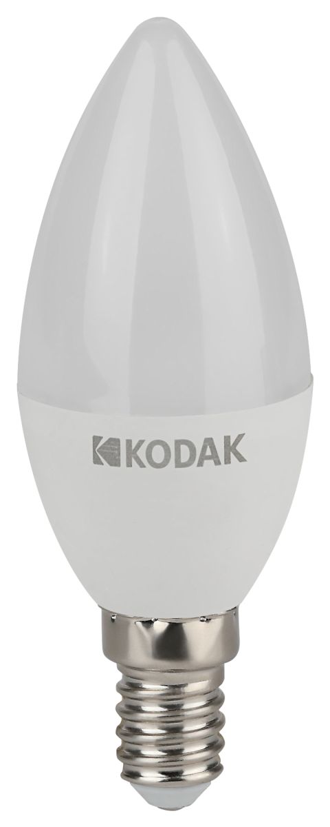 Лампа светодиодная Kodak LED B35-7W-840-E14 K 7Вт свеча нейтральный белый свет Е14 Б0057624