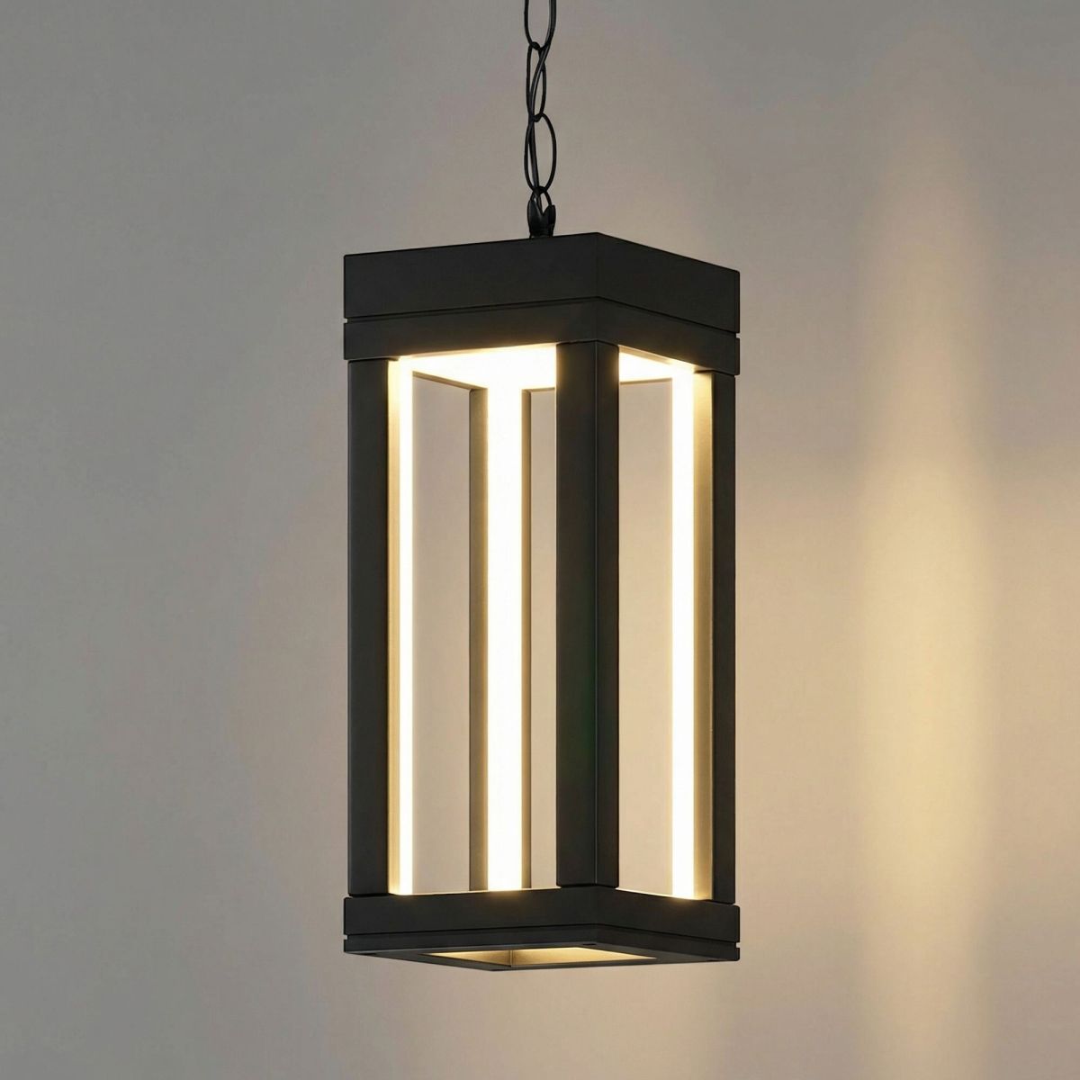 Уличный подвесной светильник Elektrostandard Frame 1528 TECHNO LED черный 4690389219115 a072091