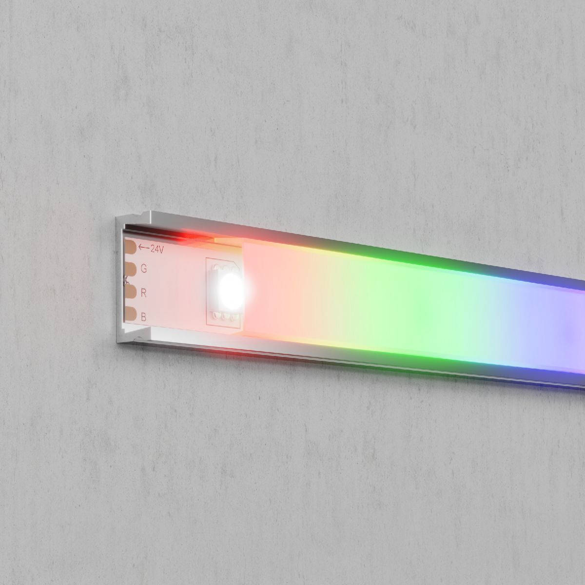 Светодиодная лента Maytoni Technical 24В 5050 7,2Вт/м RGB IP20 10166