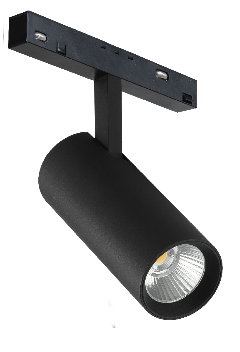 Трековый магнитный светильник iLedex Vision 4822-006-D55-18W-38DG-3000K-BK