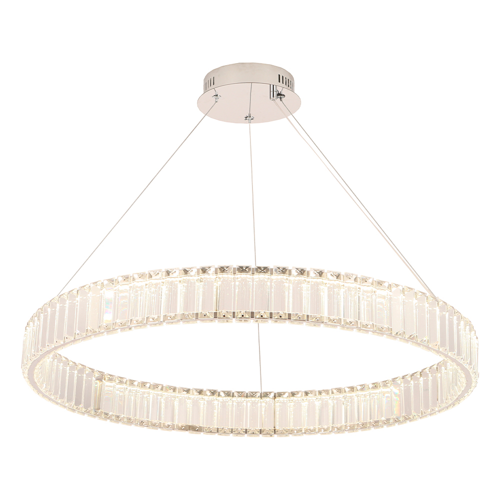 Подвесная люстра Crystal Lux MUSIKA SP70W LED CHROME