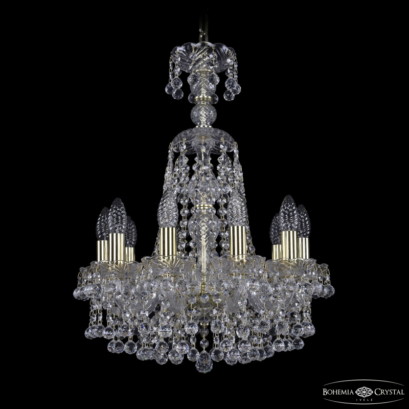 Подвесная люстра Bohemia Ivele Crystal 1409/10/141/XL-59 G