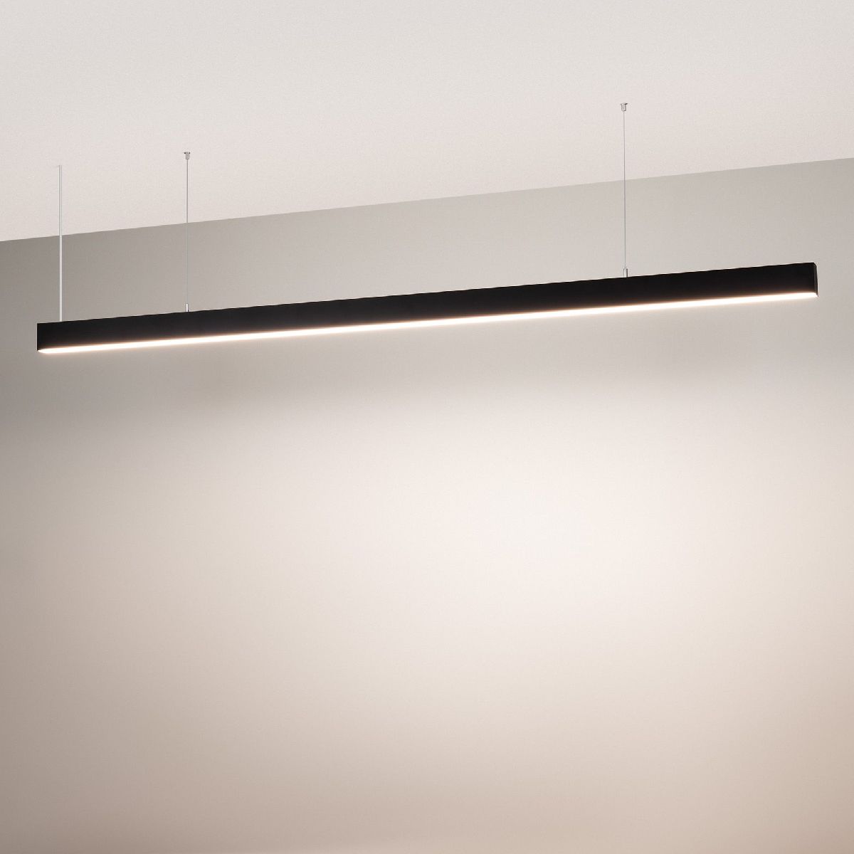 Линейный подвесной светильник Arlight SP-LINE-HANG-4970-L1960-62W Day4000 (RAL9005, 120 deg, 230V) 049162
