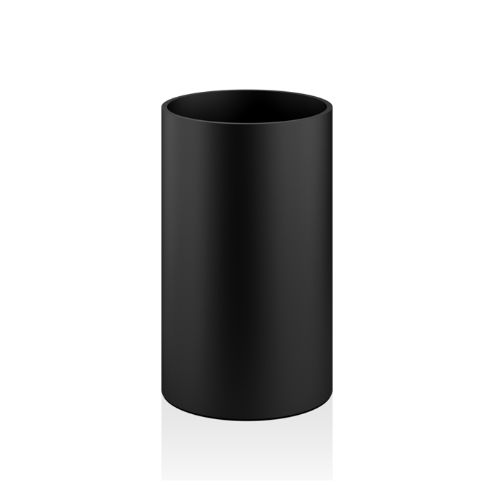 Decor Walther Black Stone BEOD Корзина для бумаги 30x18.5см, цвет: черный матовый