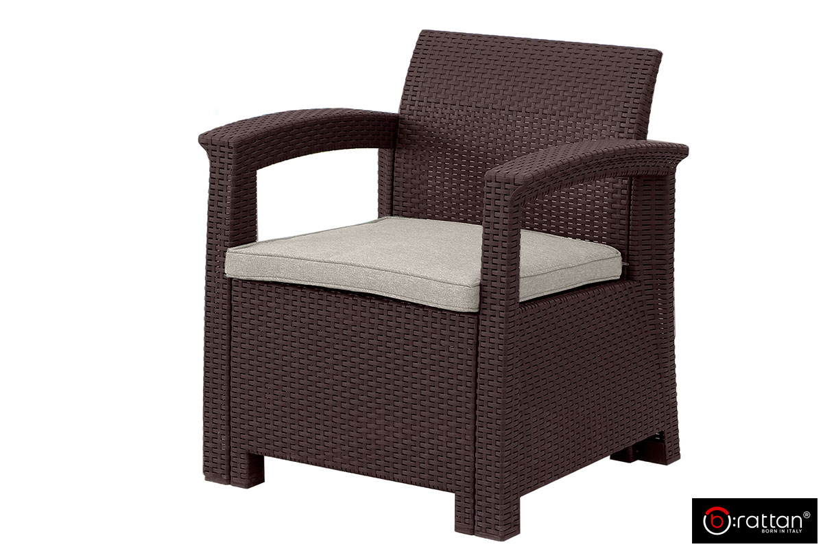 Комплект мебели Раттан Комфорт 5 / Rattan Comfort 5, венге