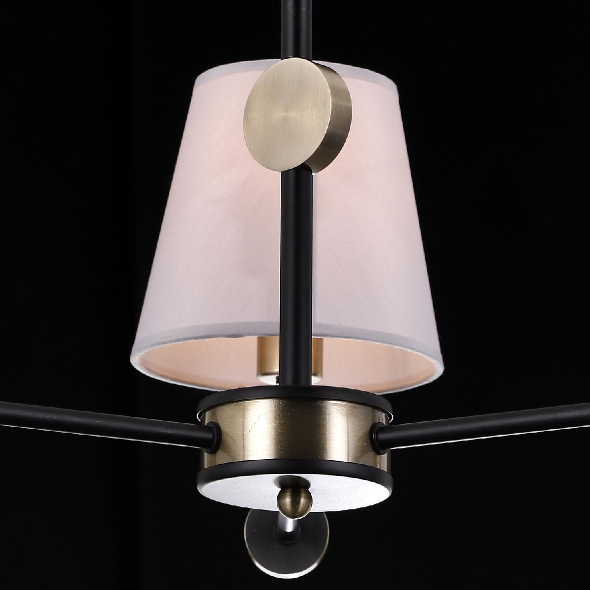 Люстра на штанге Illumico IL0394-3CSQ-24 BK AB CASTOR