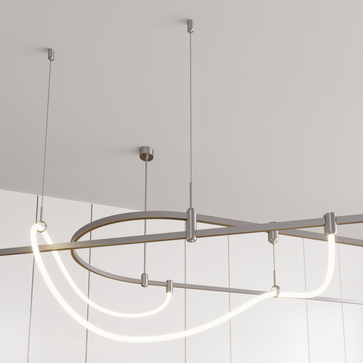 Трековый светильник Arlight ART-APRIORI-TUBE-ELASTIC-R38-L3000-36W Day4000 (Титан, 360 deg, 48V) (IP20 Металл) 049267(1)