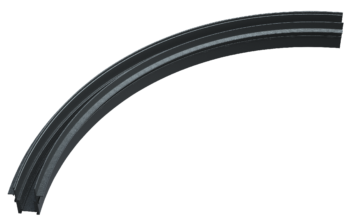 Радиусный магнитный шинопровод iLedex Vision 4822-1/4-D600-BK