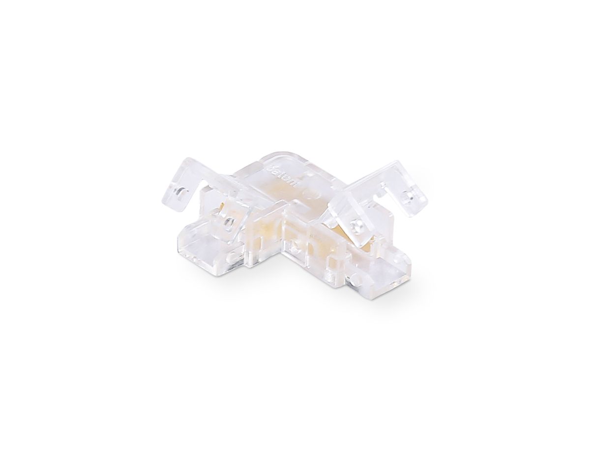 Соединитель угловой Ambrella Light Illumination COB 12/24V для лент 5mm (2 конт.) (10шт. в комплекте) GS6841