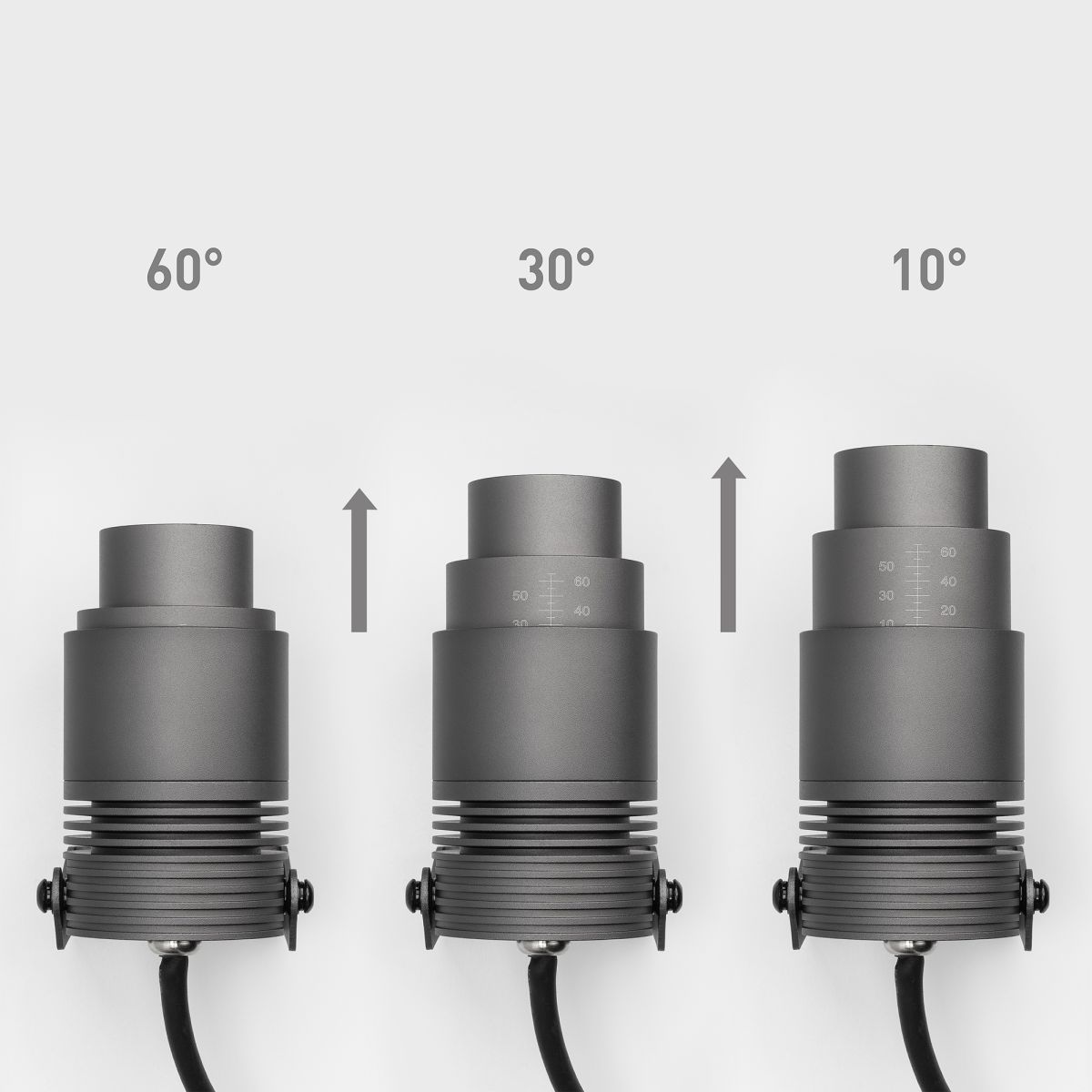 Уличный светильник Arlight ALT-RAY-ZOOM-R61-12W Warm3000 (DG, 10-60 deg, 230V) (IP67 Металл) 026447(2)