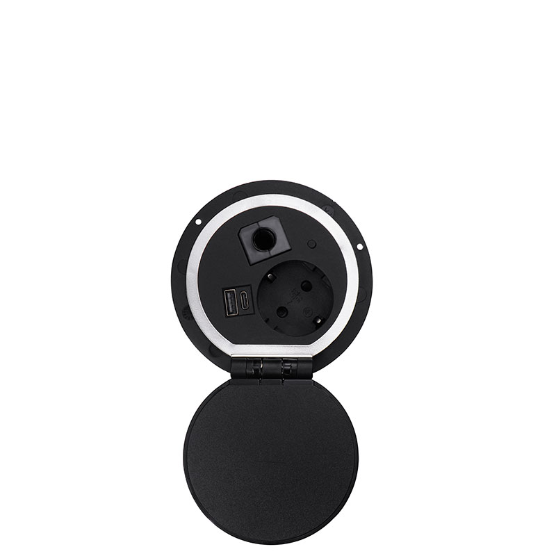 Блок розеток 51 (1 секция и 2 USB) Mebax 00-00000828