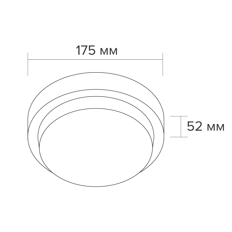 Настенно-потолочный светильник Wolta LCL04-20W-R01-6K