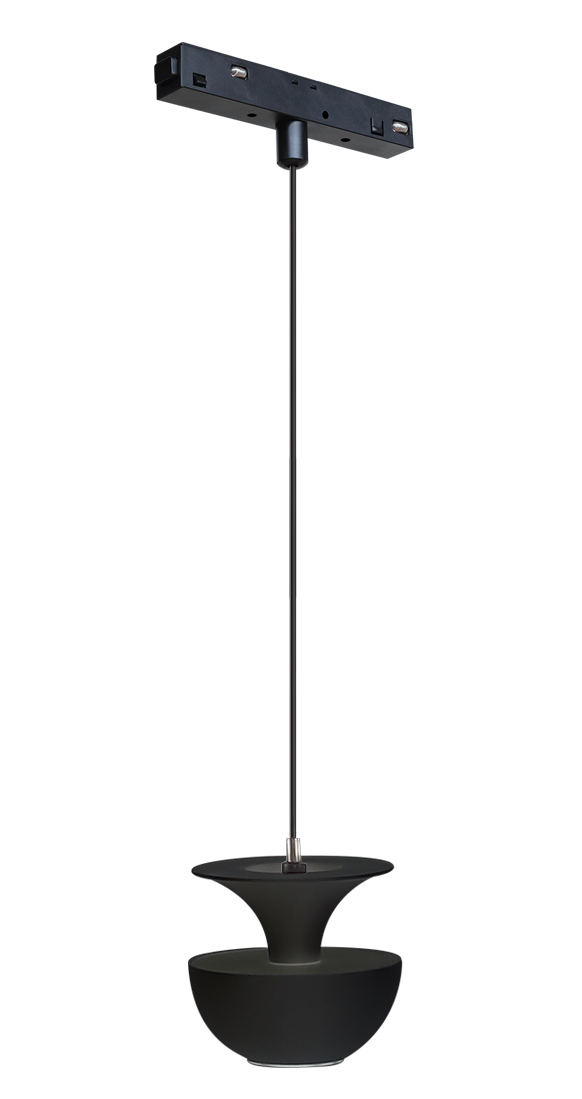Трековый магнитный светильник iLedex Vision SMART 4822-012-D80-6W-38DG-BK