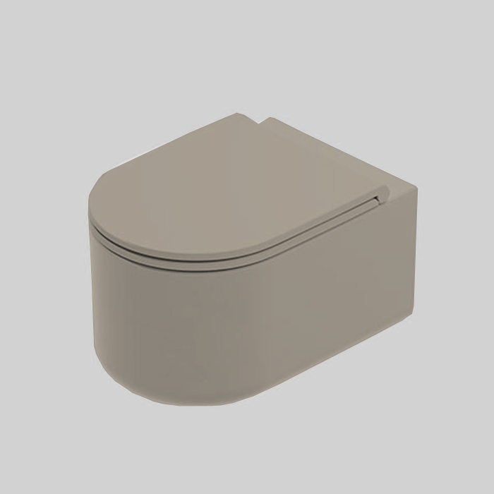 Artceram Solida Унитаз подвесной Reel 36x53 см, покрытие Saniglaze, цвет: matera