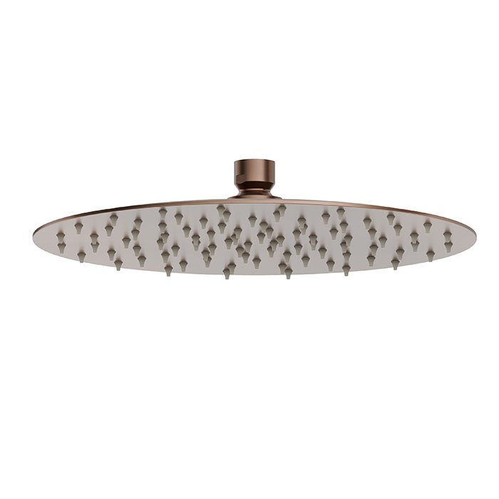 Newform X-STEEL 316 Верхний душ, 25см., без кронштейна, G1/2" , цвет: PVD Brushed copper bronze