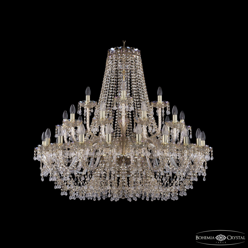 Подвесная люстра Bohemia Ivele Crystal 1410/20+10+5/400 G V0300 M801