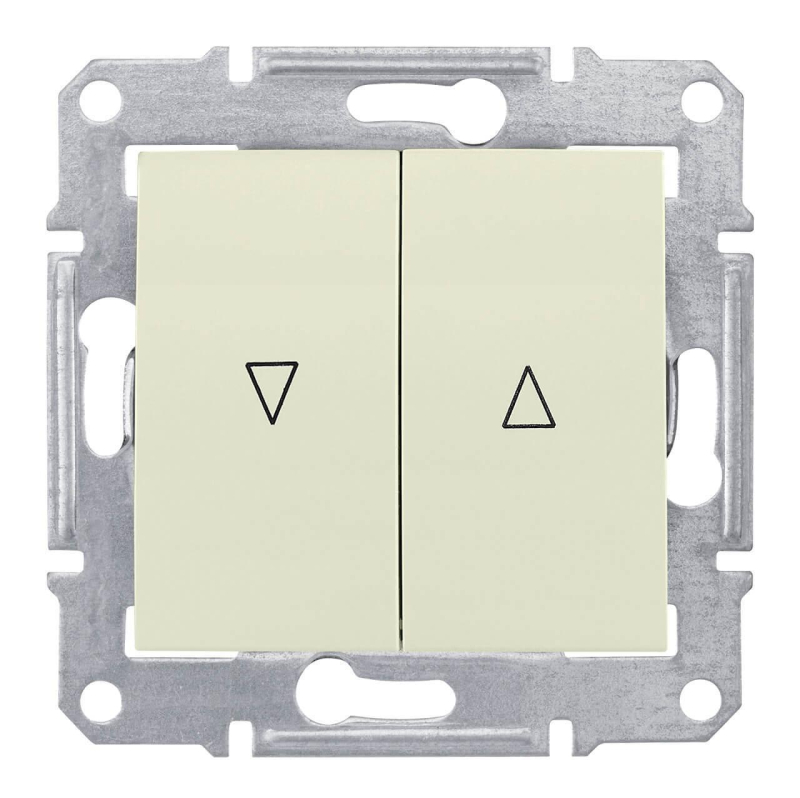 Выключатель для жалюзи злектрическая блокировка Schneider Electric Sedna SDN1300147