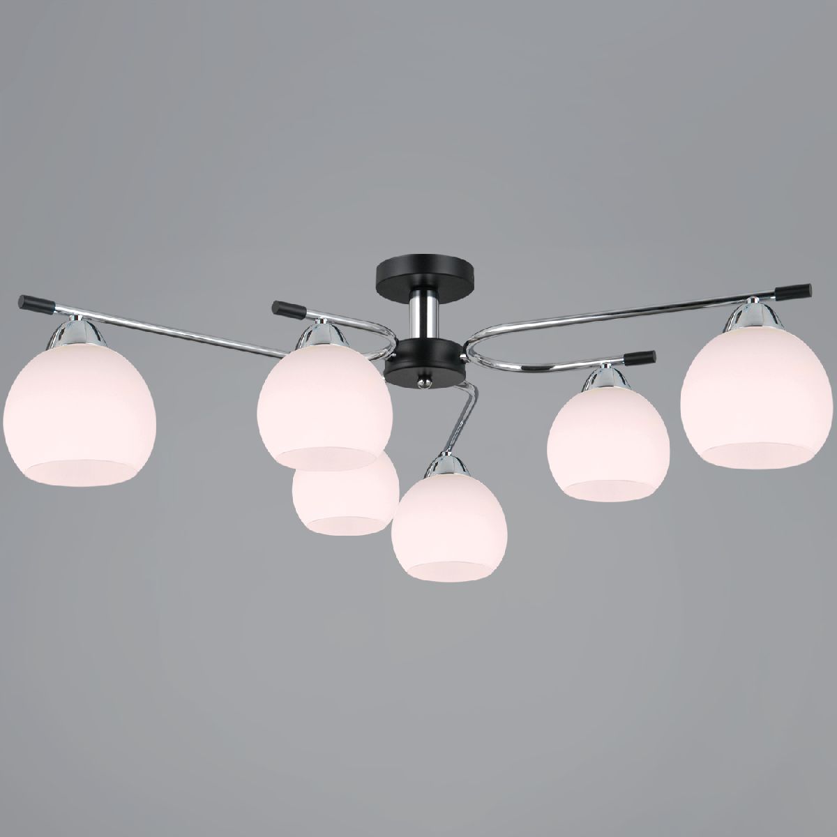 Потолочная люстра Illumico IL0638-6CSQ-24 CR BK LIBRA
