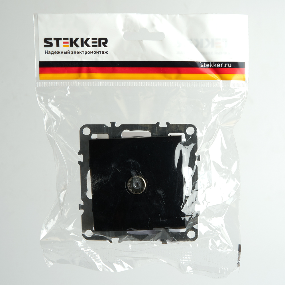 Розетка телевизионная 1-местная Stekker Эрна PST00-9108-03 49152