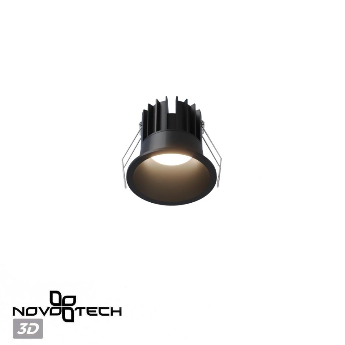 Встраиваемый светильник с переключателем цв. температуры Novotech Wir Brillo 359870