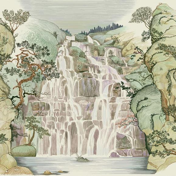 Панно Coordonne 9000004N Fallingwater Spring