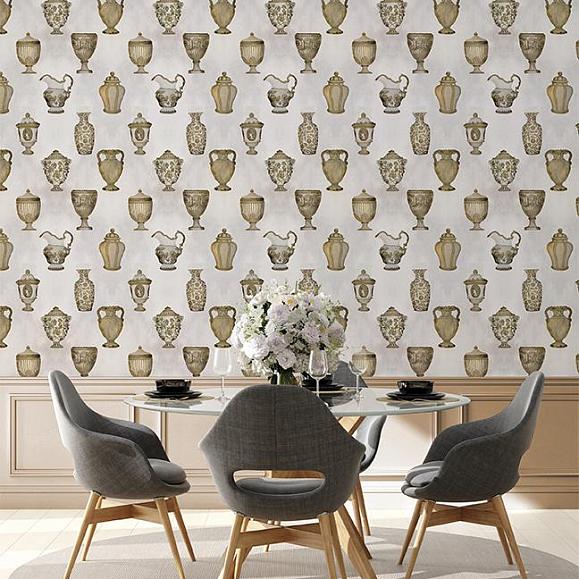 Обои Coordonne 9300021V Porcelaine Bronze