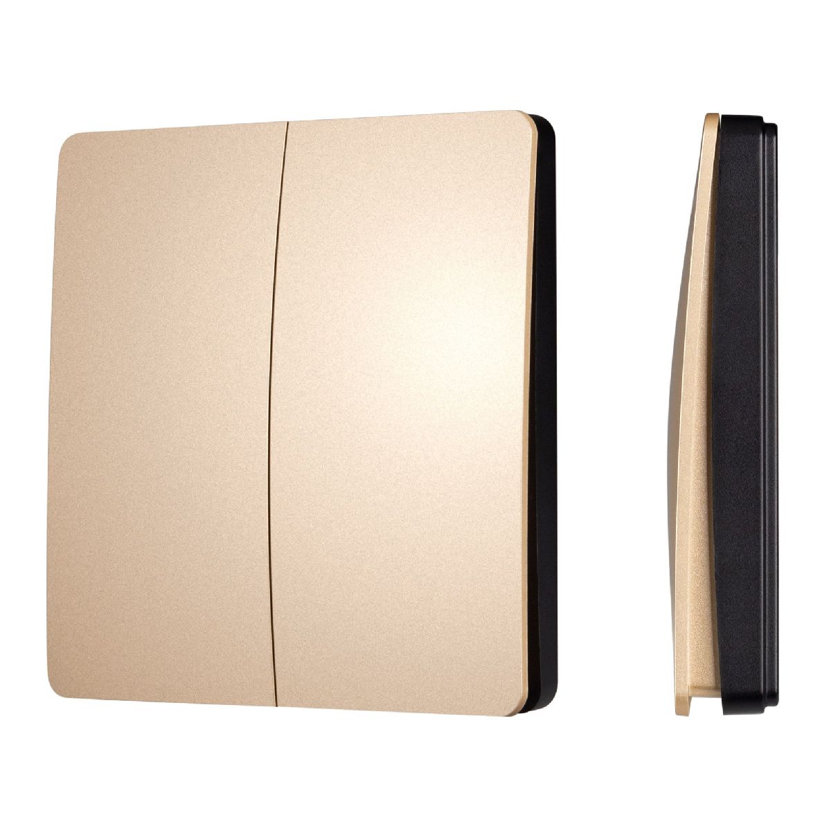 Кнопочная панель Arlight KINETIC-801-22-2G-WP-SUF Gold (No battery, IP67, 433Mhz) 043313