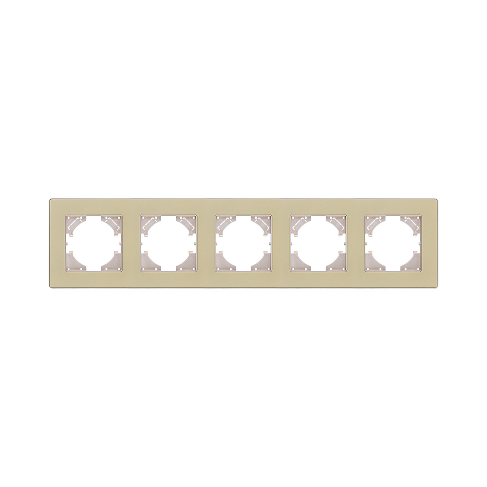 Рамка 5-постовая, золотой Kollinger Eleganz Acryl EA5GD