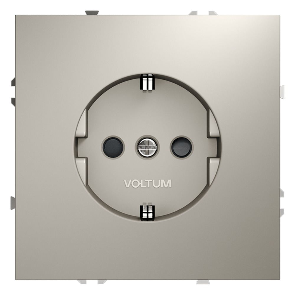 Розетка со шторками Voltum S70 VLS040203 (кашемир)