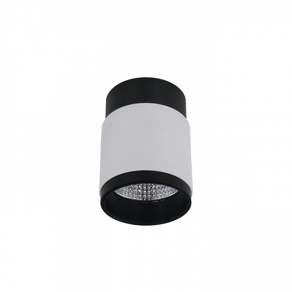 Накладной светильник iLedex Delta 1955-10W-3000K-36 BK+WH