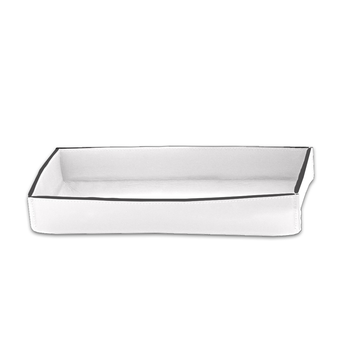 Decor Walther Nappa TAB S Лоток, цвет: Натуральная кожа NAPPA белоснежный