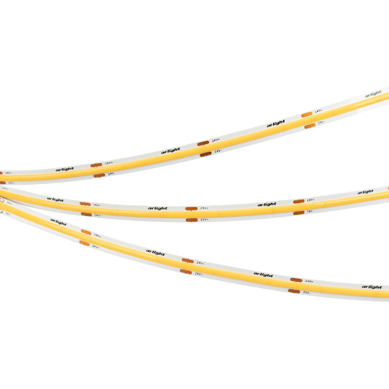 Светодиодная лента Arlight COB-X480-8mm 24V Warm3000 8 W/m, IP20, CSP, 5m 039059