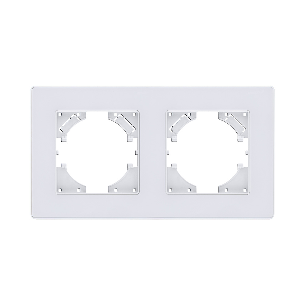 Рамка 2-постовая, белый Kollinger Eleganz Acryl EA2WH