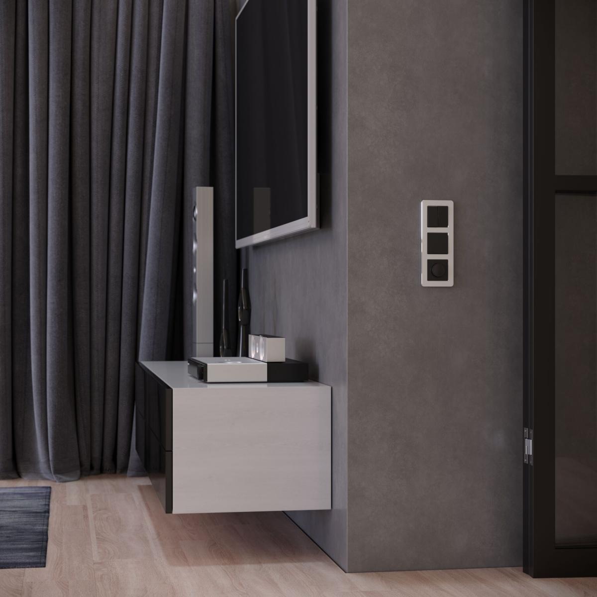 Рамка на 3 поста Werkel Platinum алюминий 4690389184475 W0032606