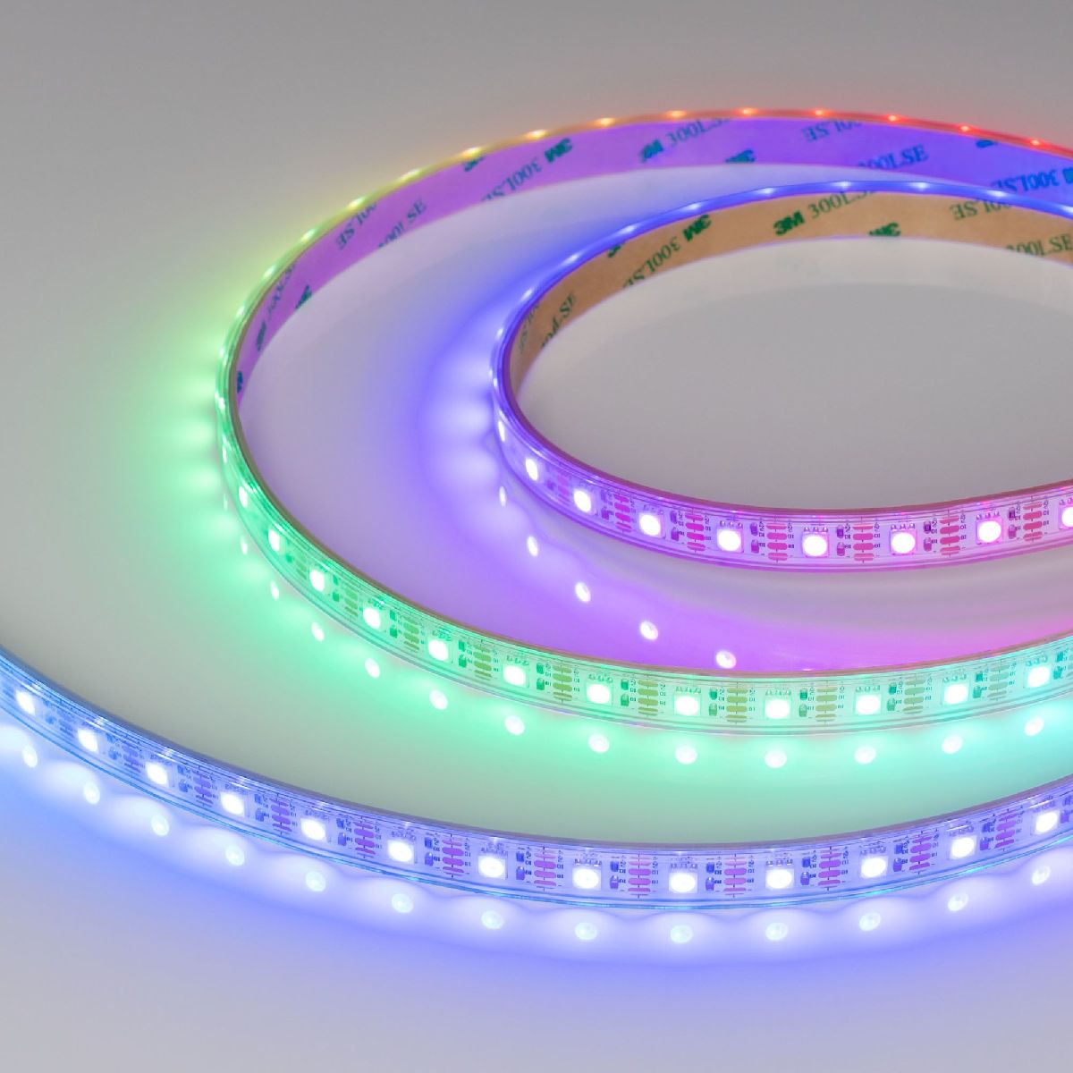 Светодиодная лента герметичная Arlight SPI-P-B60-12mm 12V RGB-PX1-BPT (8 W/m, IP66, 5060, 5m) 041615(1)