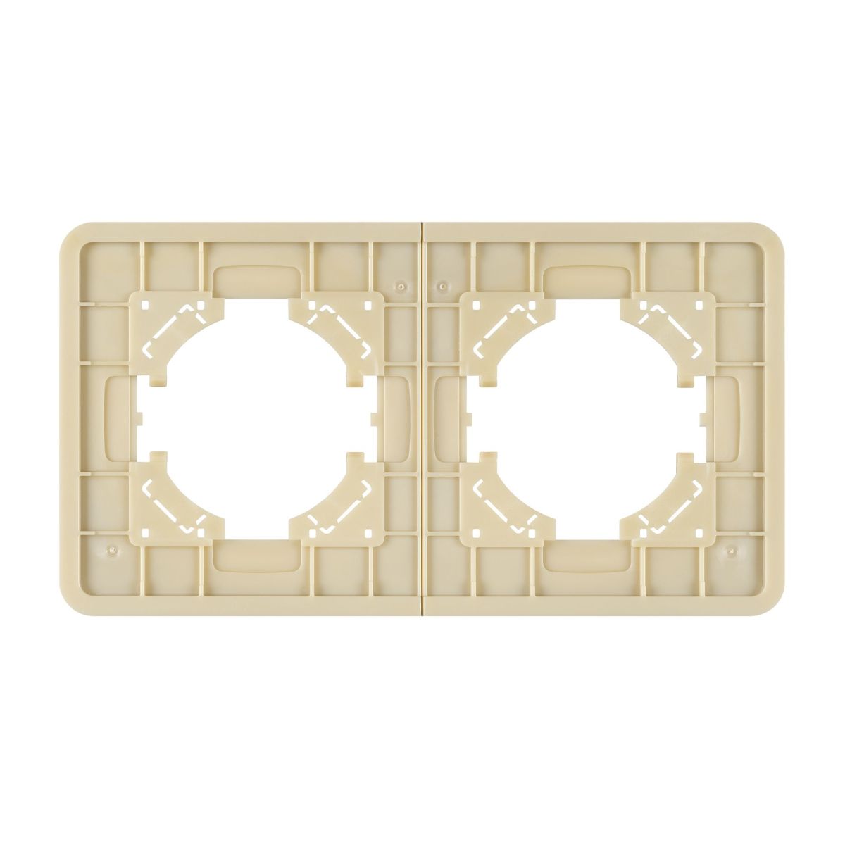 Рамка на 2 поста алюминиевая Arlight FRM-AKIRY-SFAL-2-GD 049739