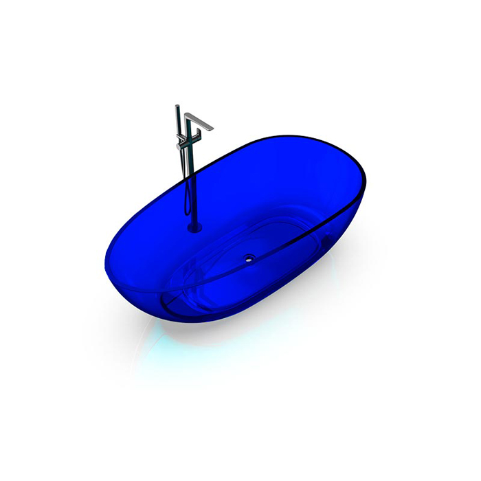 Knief EGG Shape Ванна отдельностоящая 170x85x54см., из полимерного материала, цвет: Marine blue # XXX