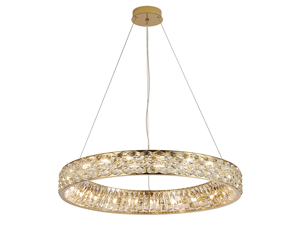 Подвесная люстра Newport Tiffany 8532/80 C gold polished М0070799