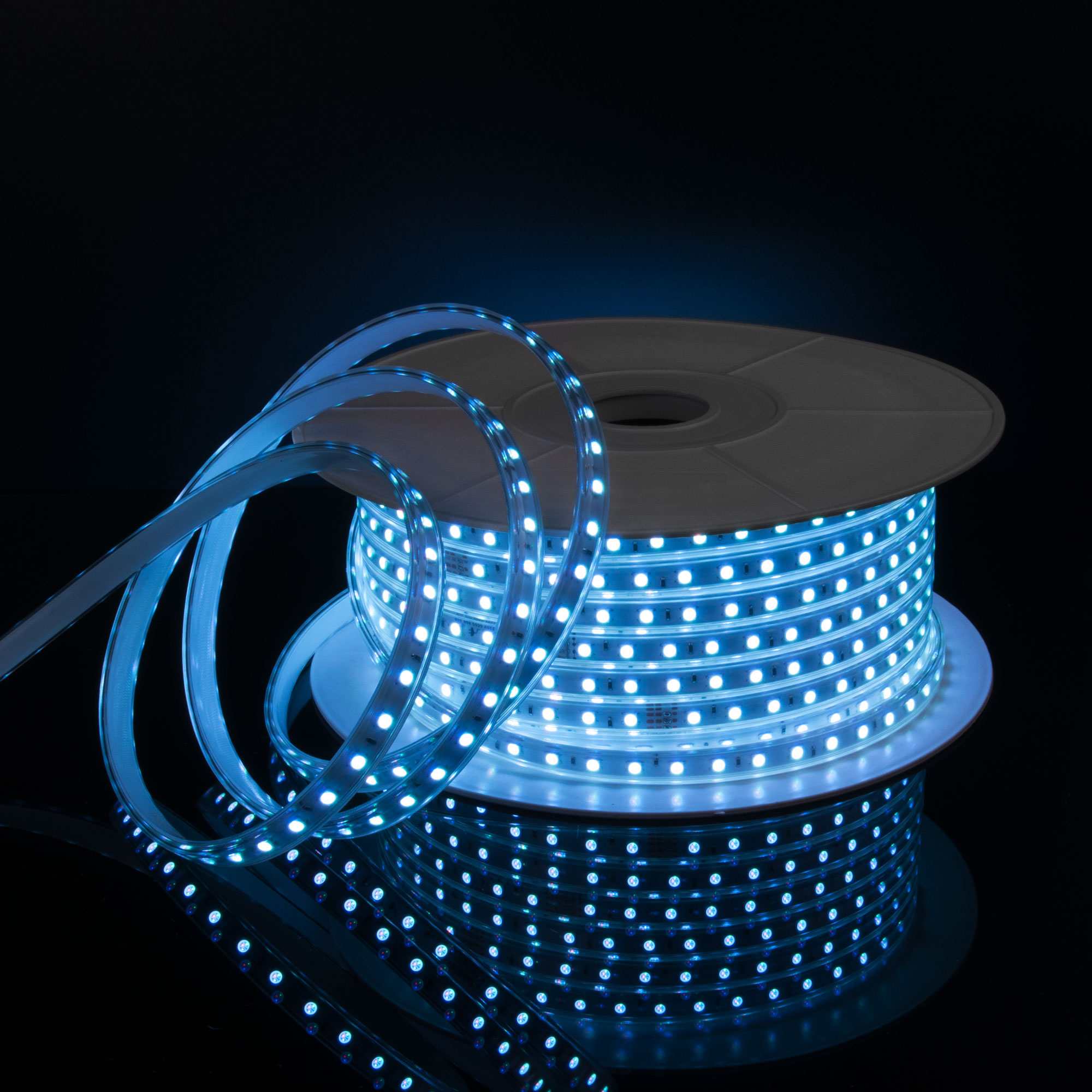 Светодиодная лента Elektrostandard 220V 11W 60Led 5050 IP65 мульти, 50 м 4690389170942