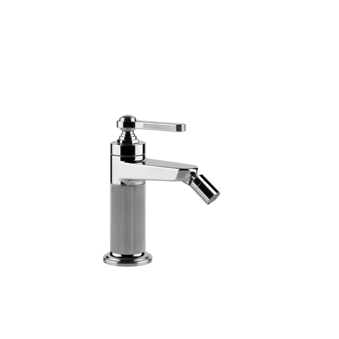 Gessi Venti20 Смеситель для биде на 1 отверстие, однорычажный, в комплекте с донным клапаном, цвет: хром