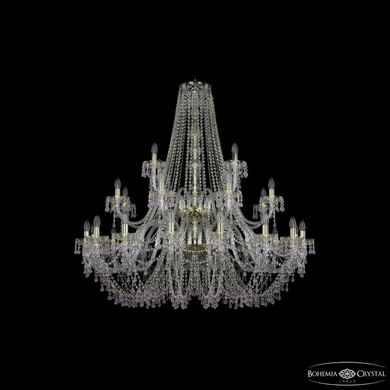 Подвесная люстра Bohemia Ivele Crystal 1410/16+8+4/460/2d G V7010