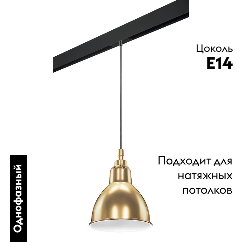 Трековый светильник Lightstar Loft PRO765018 (765018+595007)