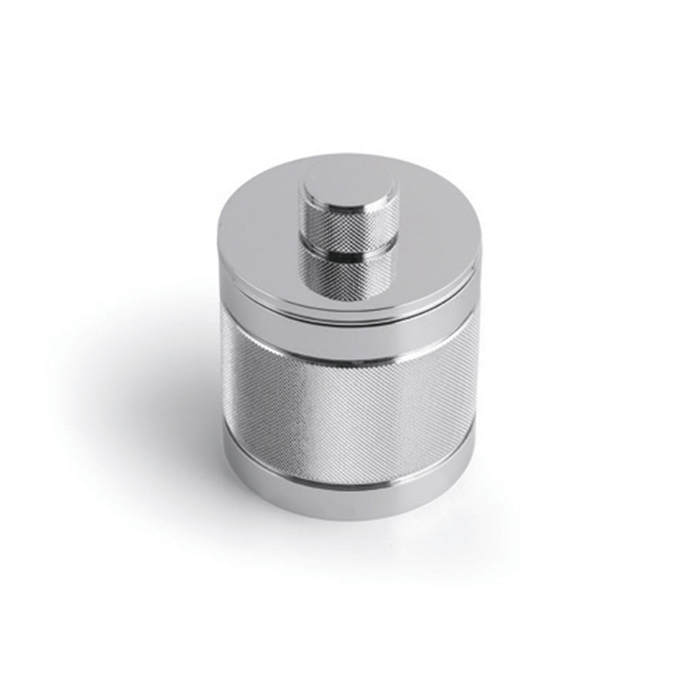 Bertocci Officina 01 Контейнер с крышкой, h110 см, d90 см, настольный, цвет: хром